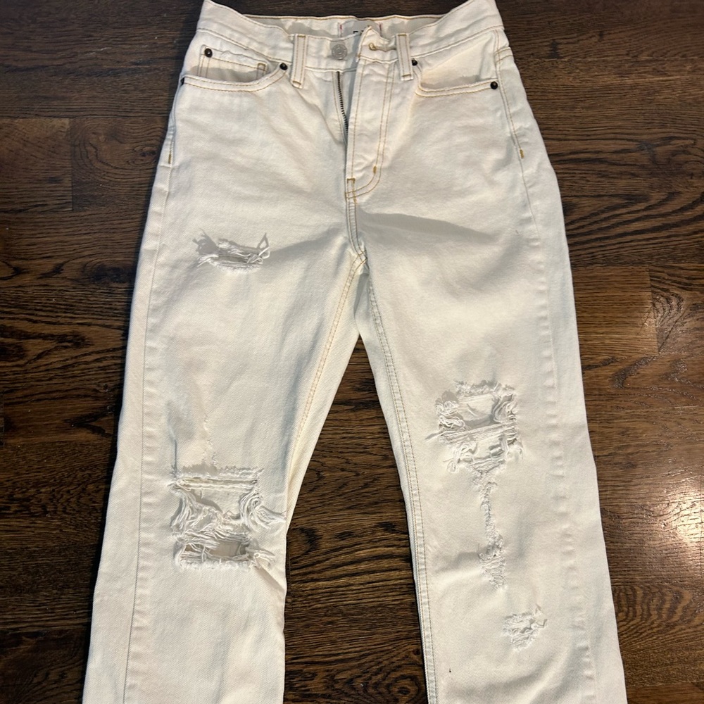Urban Outfitters BDG cowboy jean cut size 24 - ivory jeans